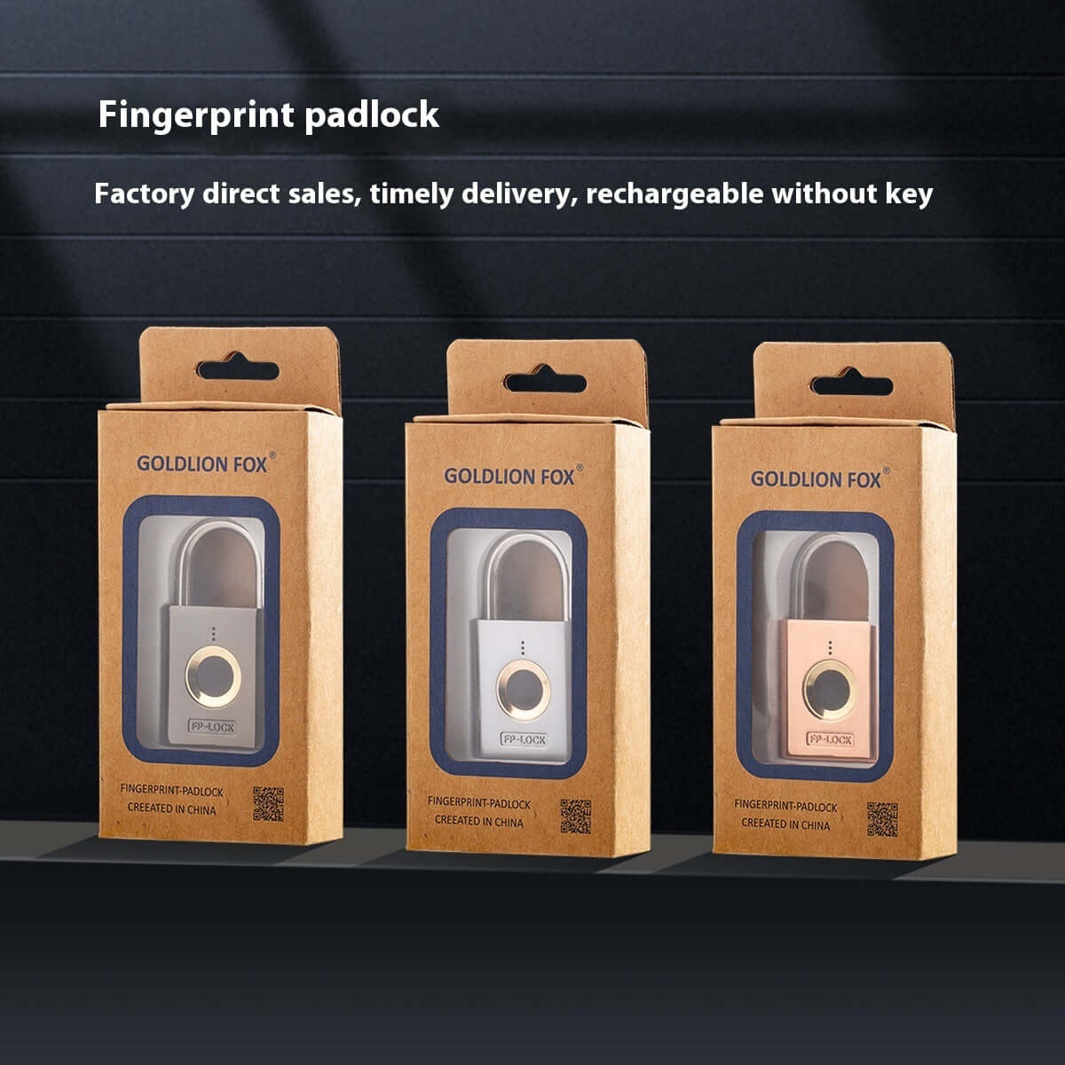 Future Tech Electric Home Technology Waterproof Fingerprint Padlock