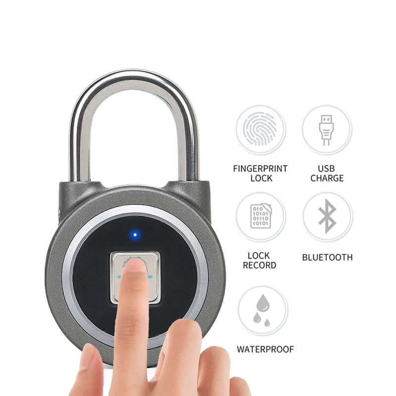 Future Tech Smart lock fingerprint padlock mobile phone APP contro