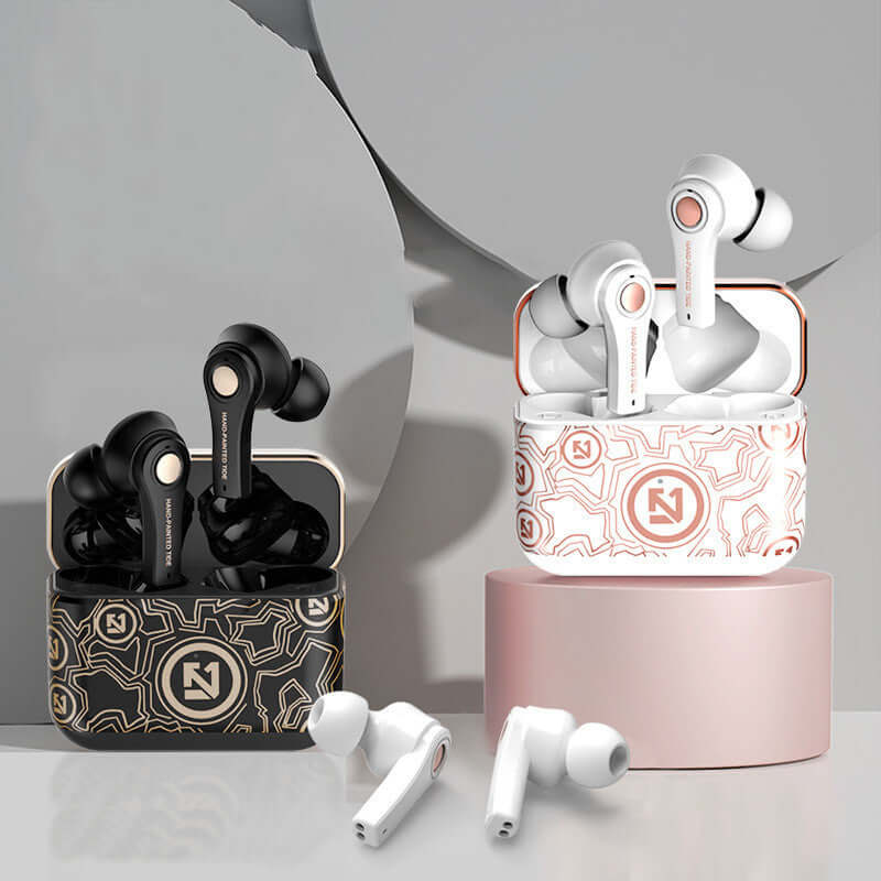 Future Tech TWS noise reduction wireless earbuds with touch controls