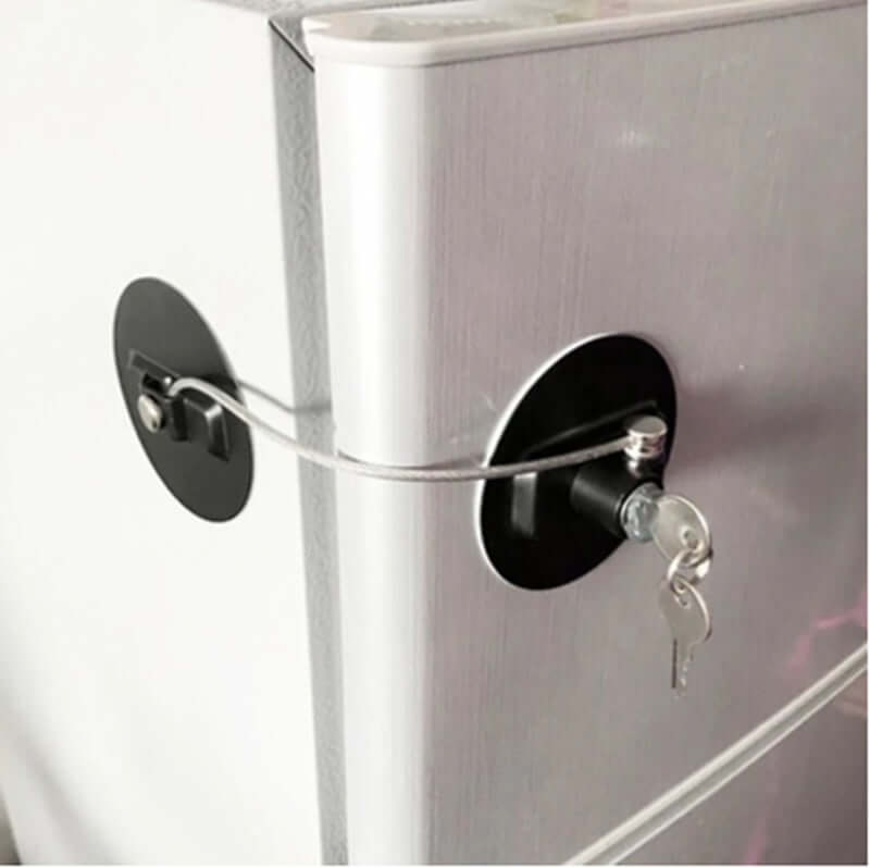 Future Tech Refrigerator Lock Child Lock Sliding Door Lock