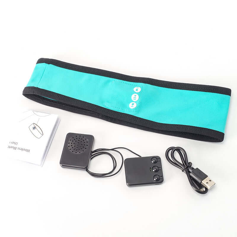 Future Tech wireless Bluetooth sports headband with built-in speakers