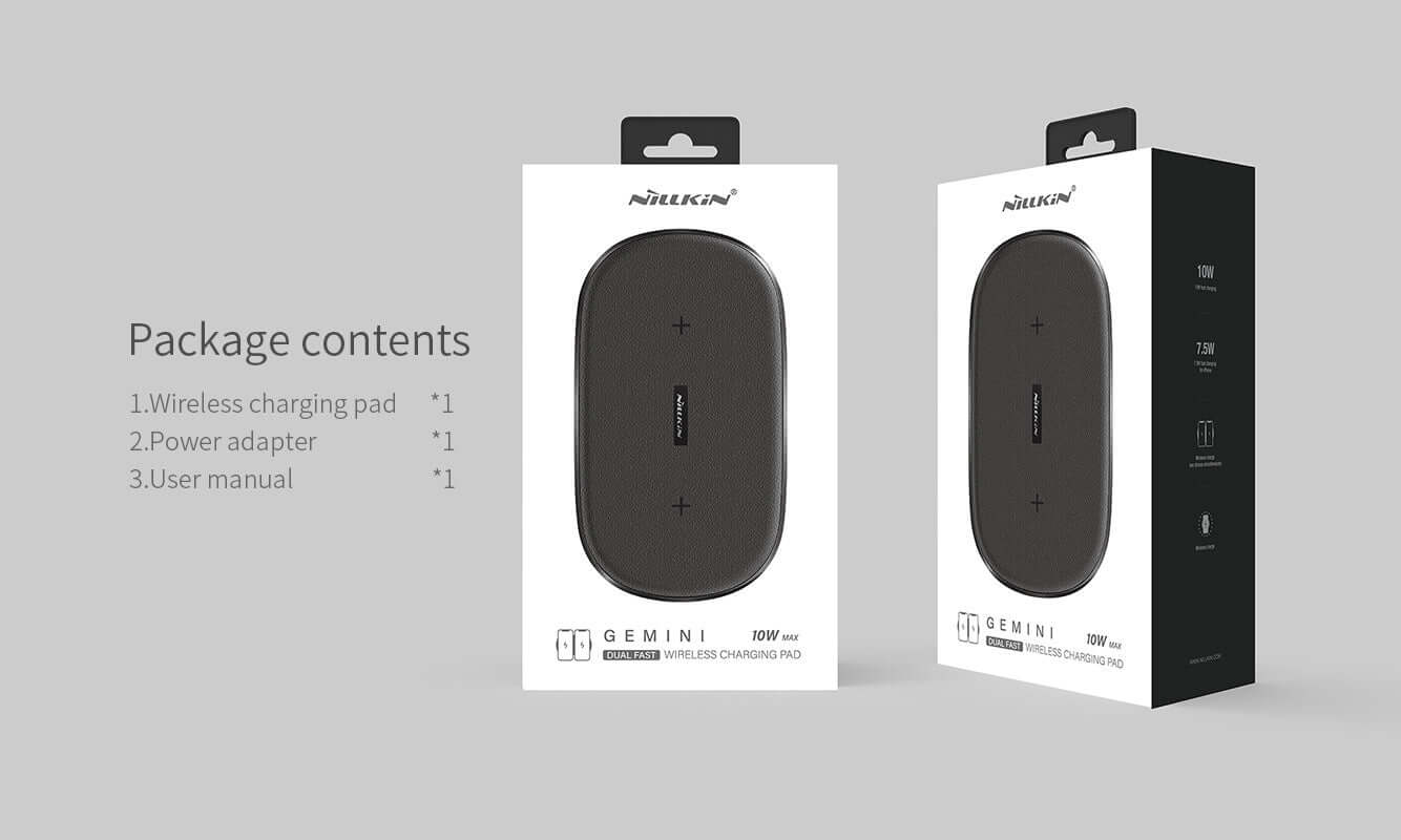 Future Tech Nelkin Gemini Dual Fast Wireless Charger