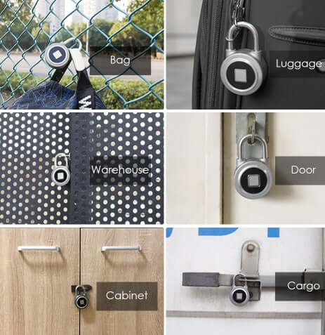 Future Tech Smart lock fingerprint padlock mobile phone APP contro