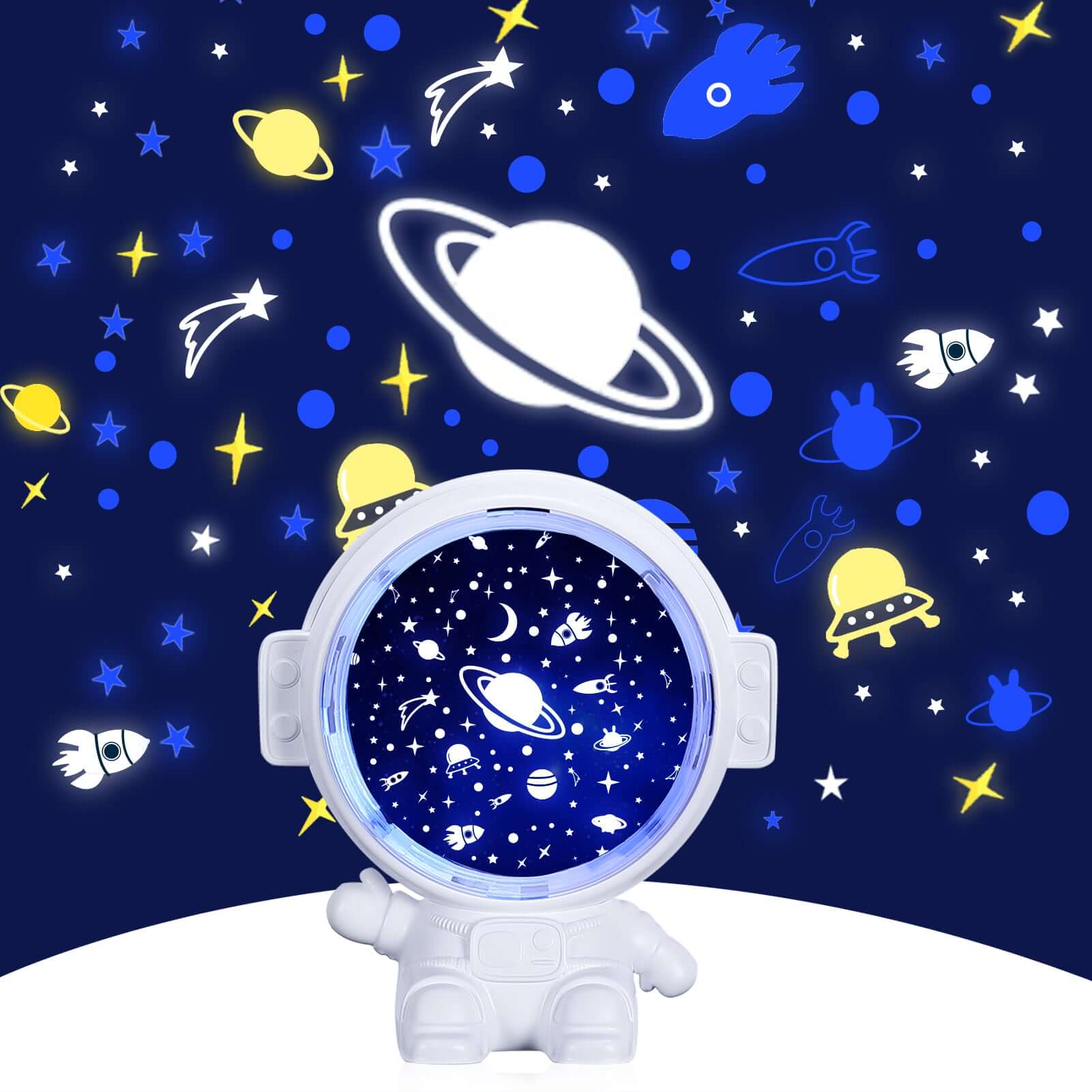 Future Tech astronaut galaxy star projector night light