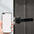 Future Tech Glass Room Door Indoor Wooden Door Fingerprint Lock 