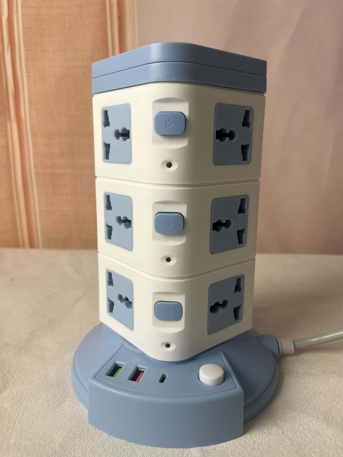 Future Tech 12-Way Tower Extension Lead with USB Ports
