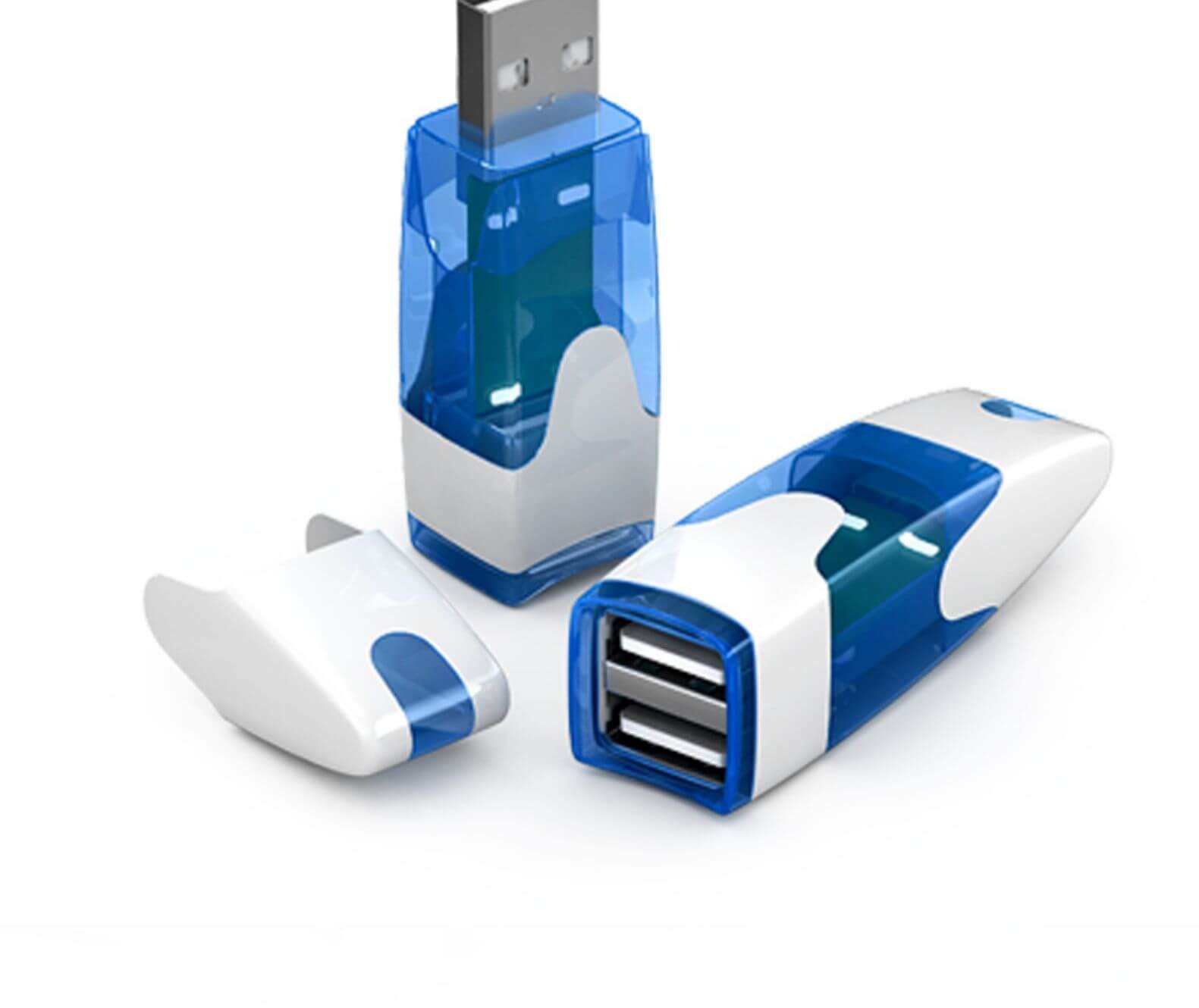 Future Tech  Car Charger Data Conversion Plug For Vehicle USB Extension Head