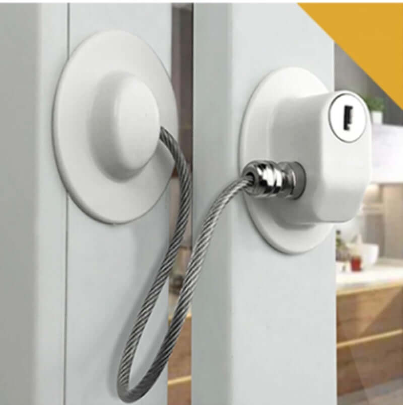 Future Tech Refrigerator Lock Child Lock Sliding Door Lock