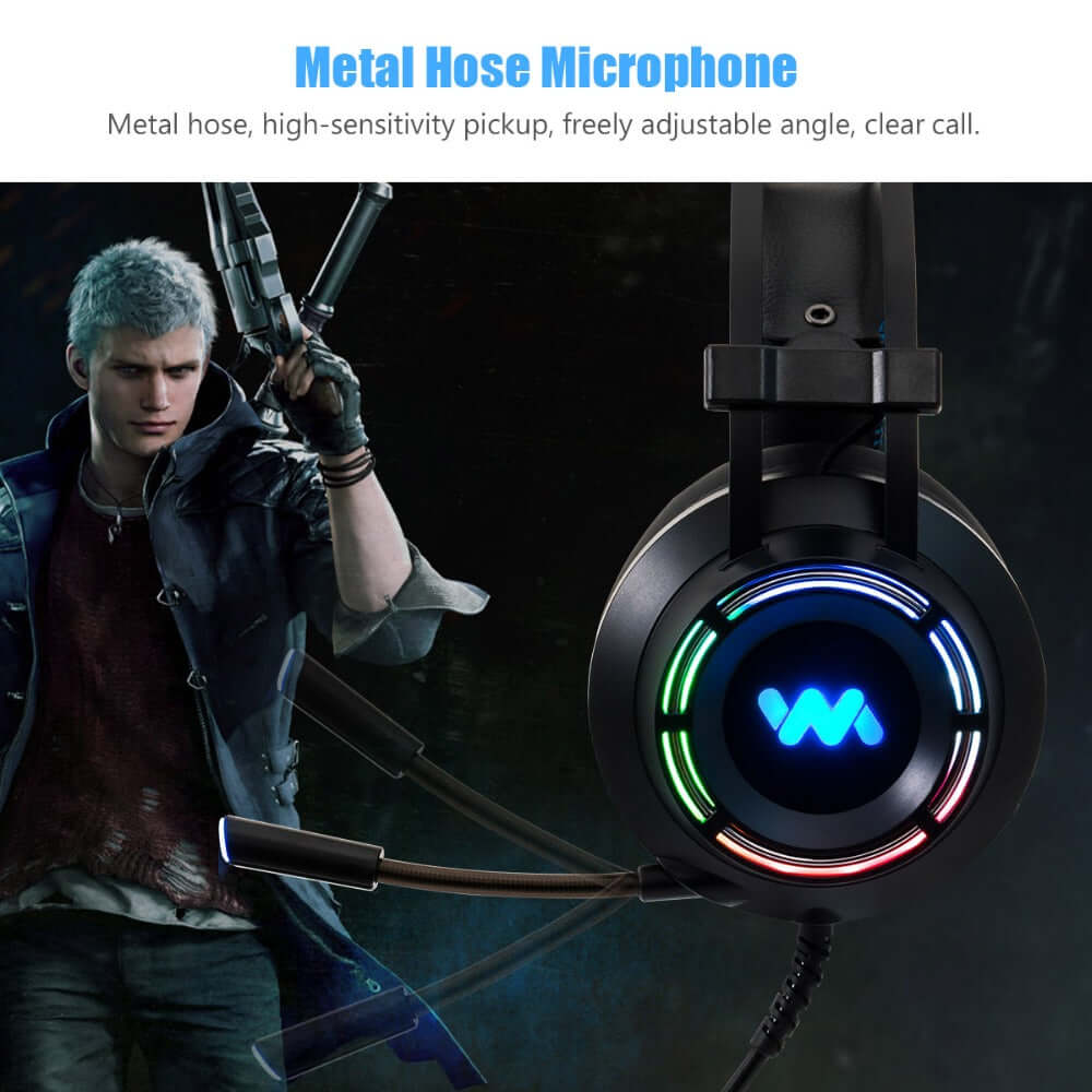 Future Tech 7.1 channel noise-cancelling professional gaming headset