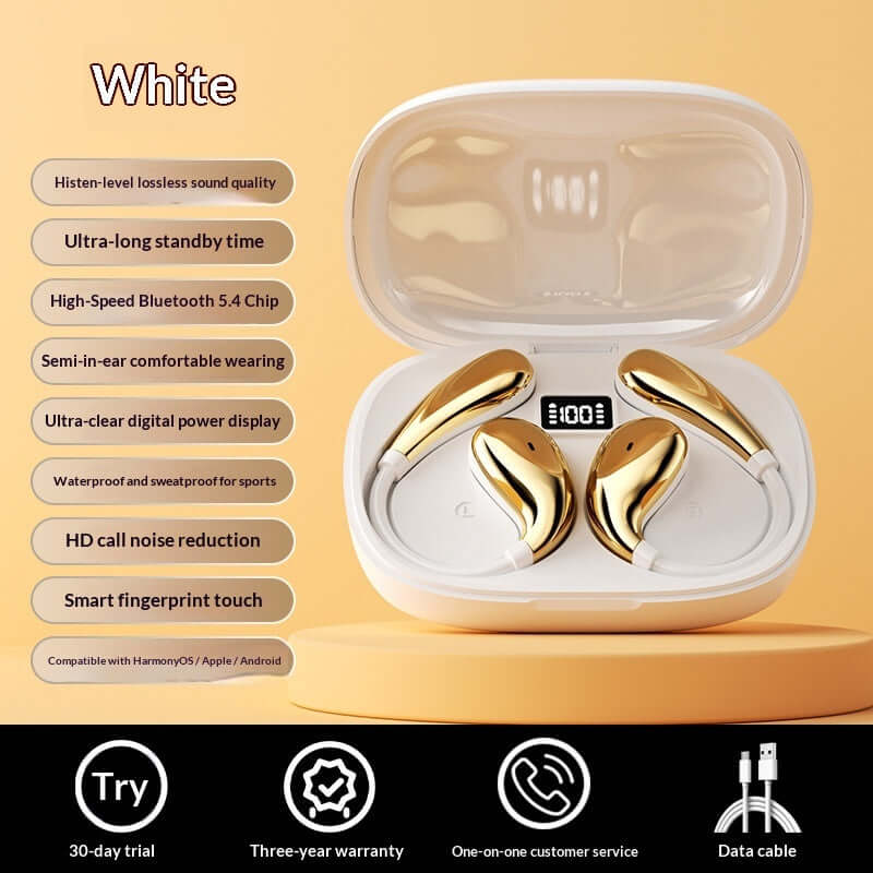 Future Tech noise-canceling wireless high-fidelity sports Bluetooth earbuds
