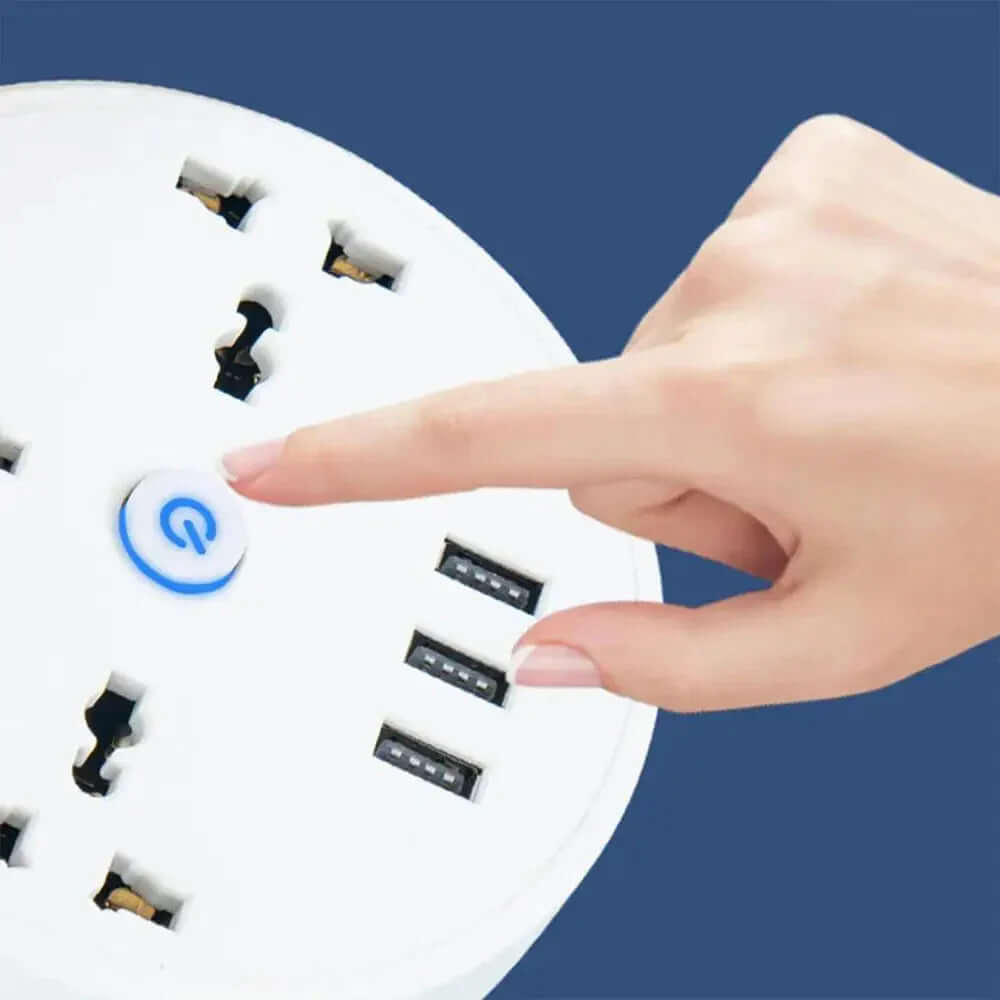Future Tech EU Plug AC Outlet Smart Home Power Strip 
