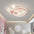 Future Tech Moon Cloud children's bedroom ceiling lamp featuring a heart and wings design.