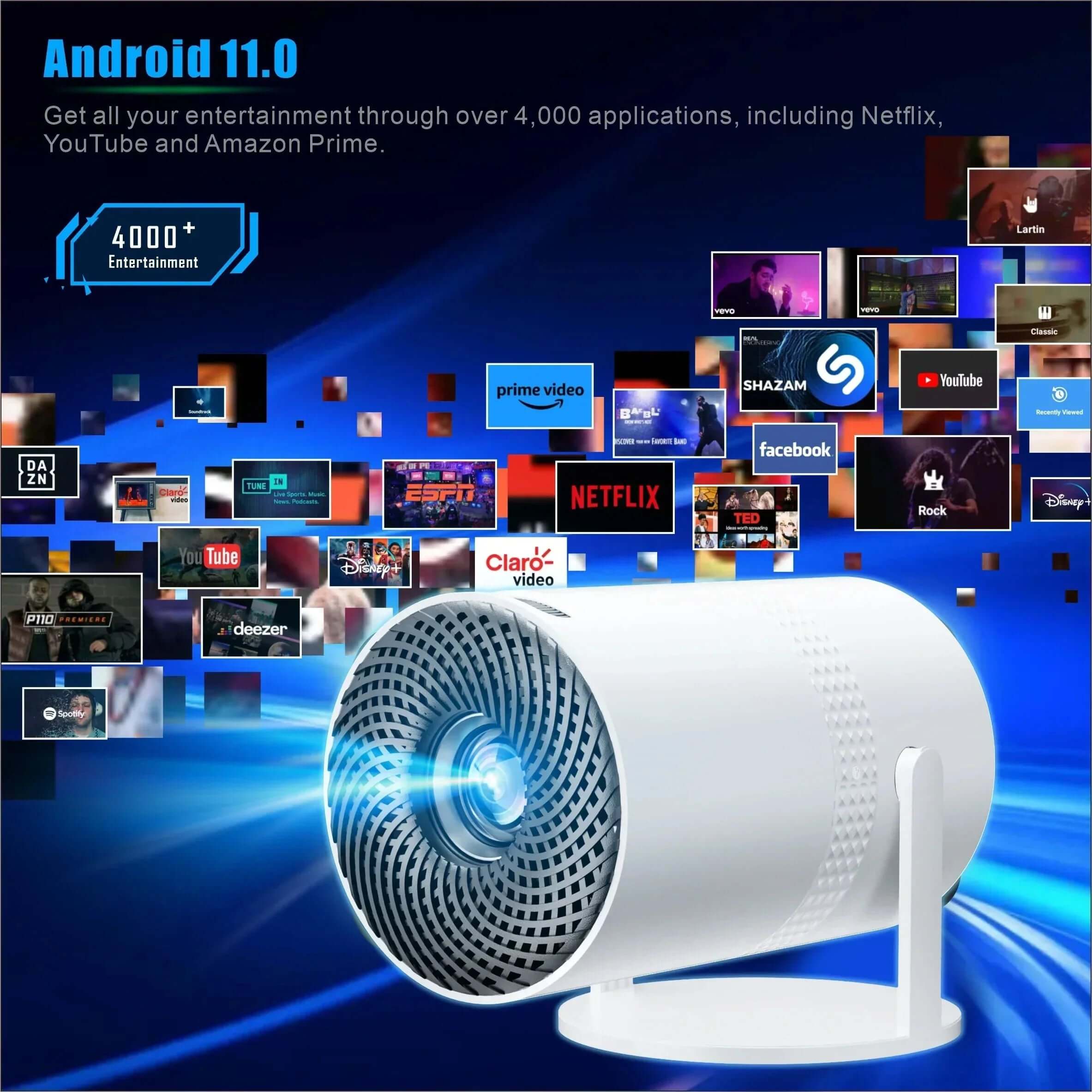 Future Tech Salange P300 Mini Portable Projector 