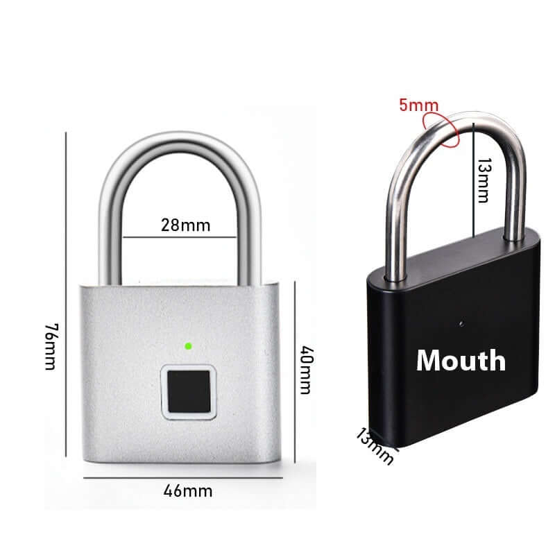 Future Tech Electric Home Technology Waterproof Fingerprint Padlock