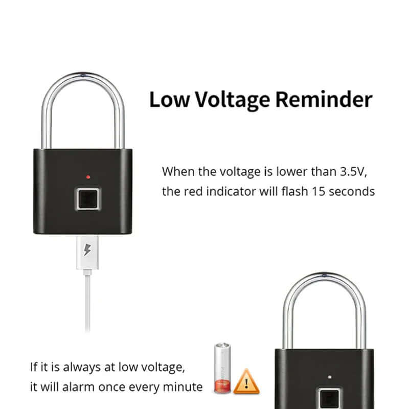 Future Tech Smart Fingerprint Padlock