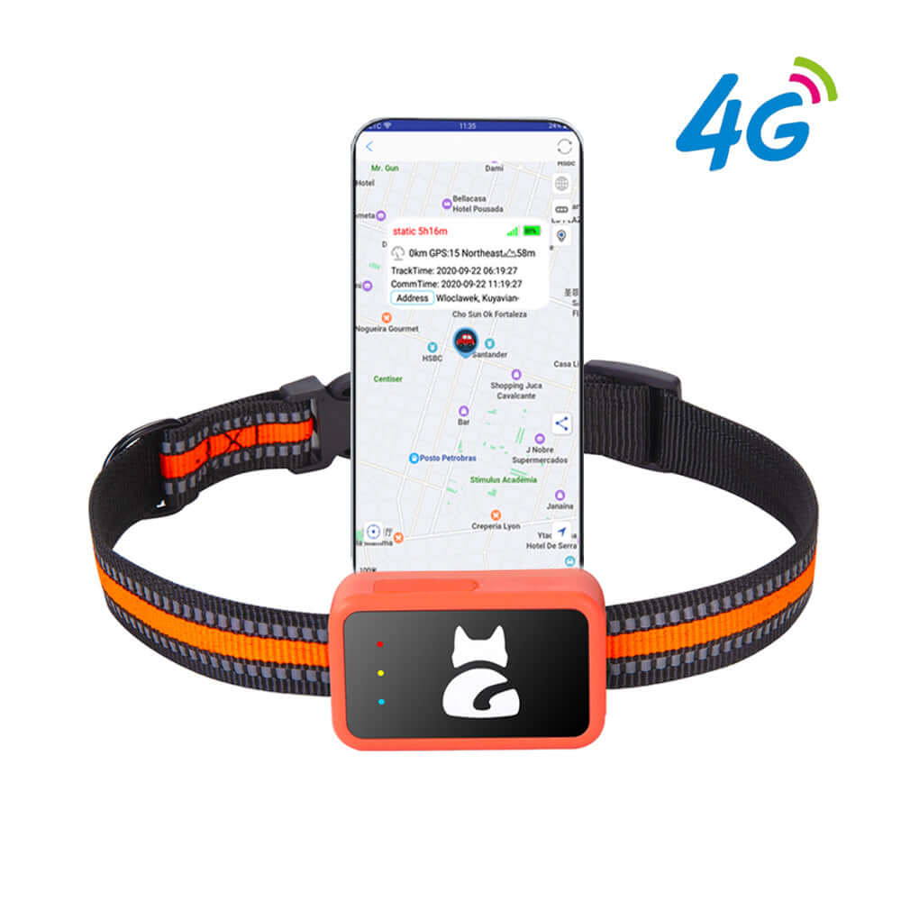 Future Tech GPS Locator Pet Collar Dog Cat Animal Anti-lost 