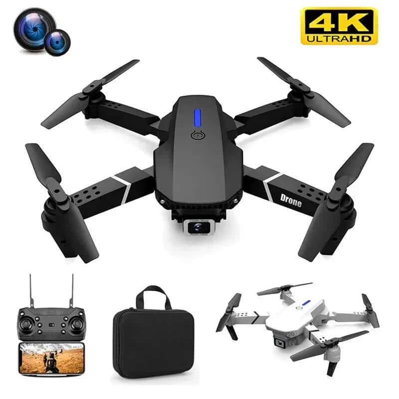  Future Tech E88 Pro Foldable Quadcopter Drone - WIFI, Altitude Hold