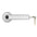 Future Tech Glass Room Door Indoor Wooden Door Fingerprint Lock 