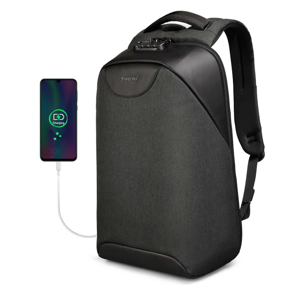 Future Tech Multifunctional Backpack Combination Lock Anti-theft Business