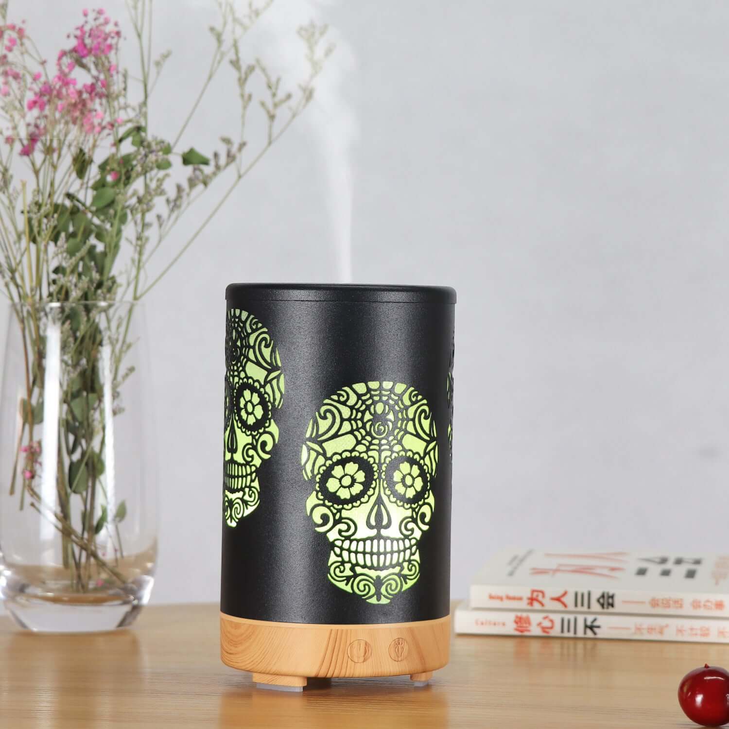 Future Tech skull head wrought iron aroma diffuser decor