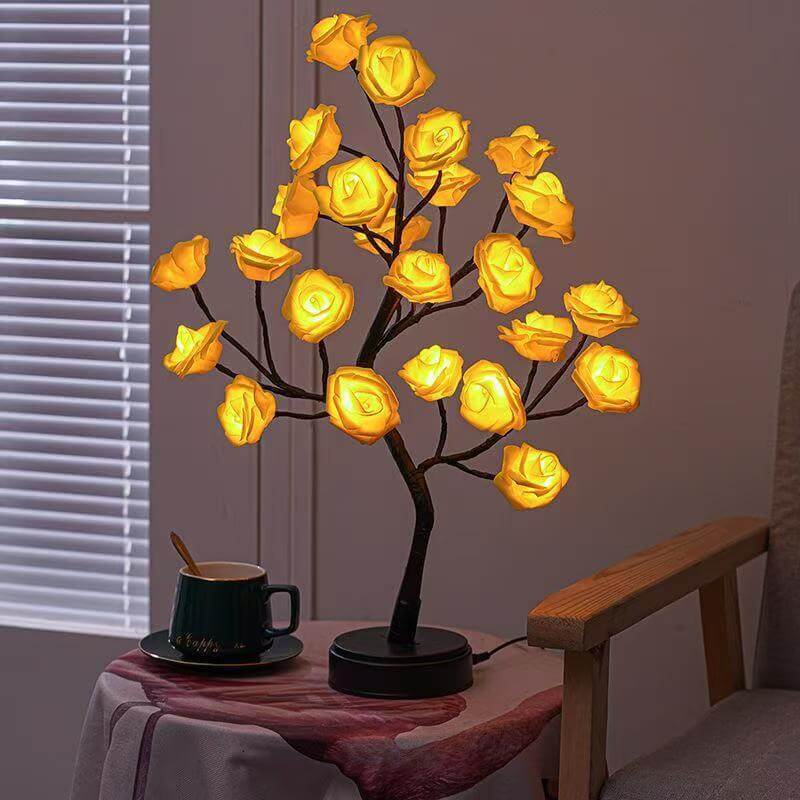 Future Tech LED rose tree decorative night light lamp