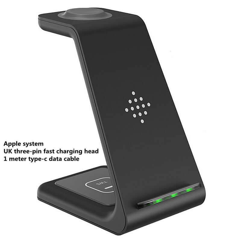 Future Tech 3 In 1 Fast Charging Station Wireless Charger 