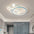 Future Tech Moon Cloud Children's Bedroom Ceiling Lamp featuring a playful cloud and halo design.