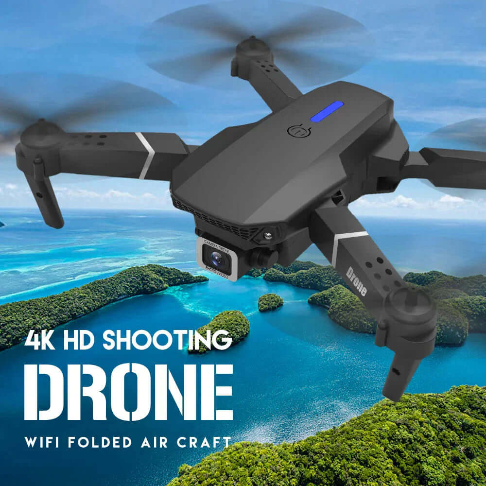  Future Tech E88 Pro Foldable Quadcopter Drone - WIFI, Altitude Hold