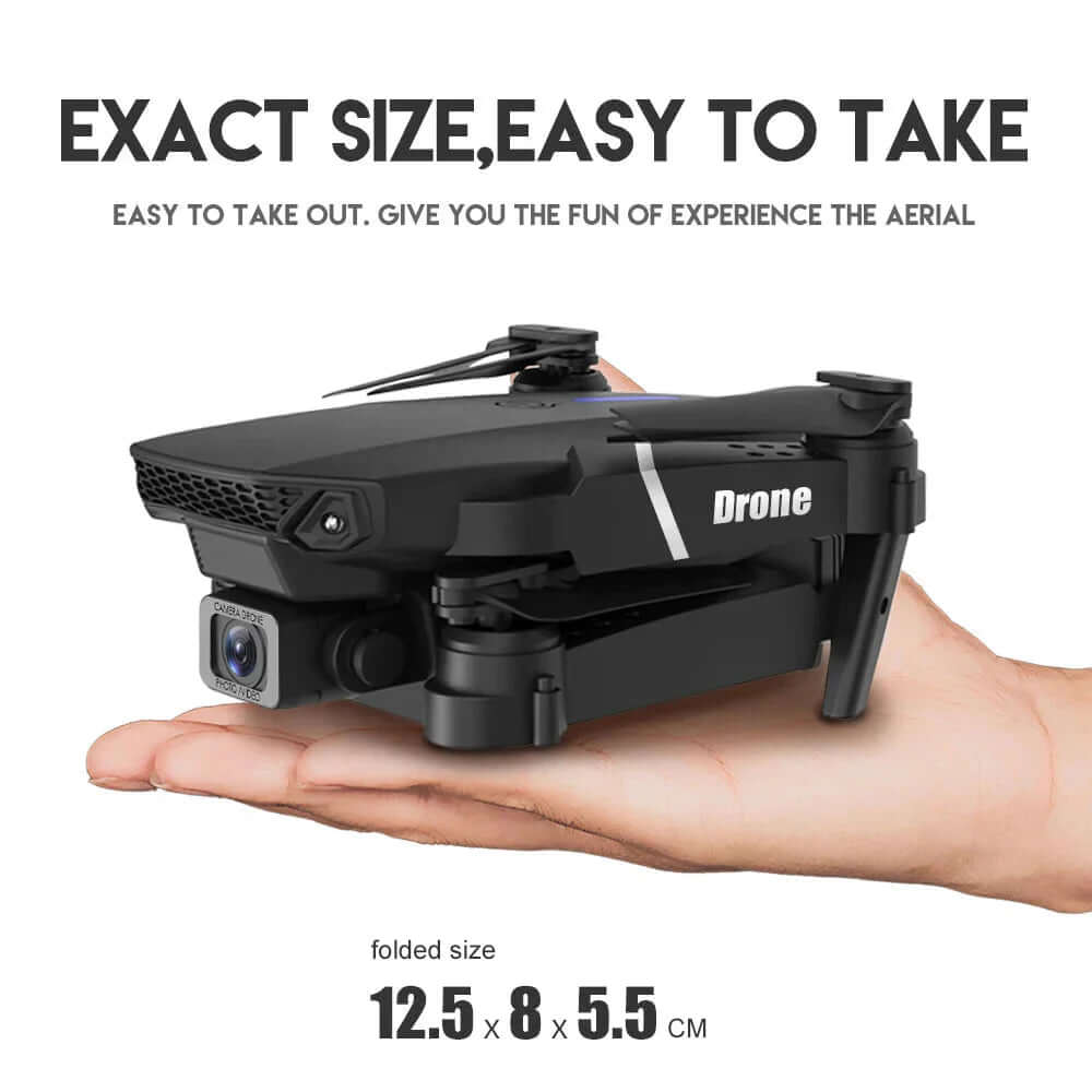  Future Tech E88 Pro Foldable Quadcopter Drone - WIFI, Altitude Hold
