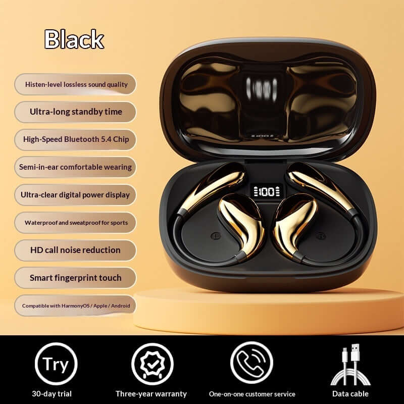 Future Tech noise-canceling wireless high-fidelity sports Bluetooth earbuds