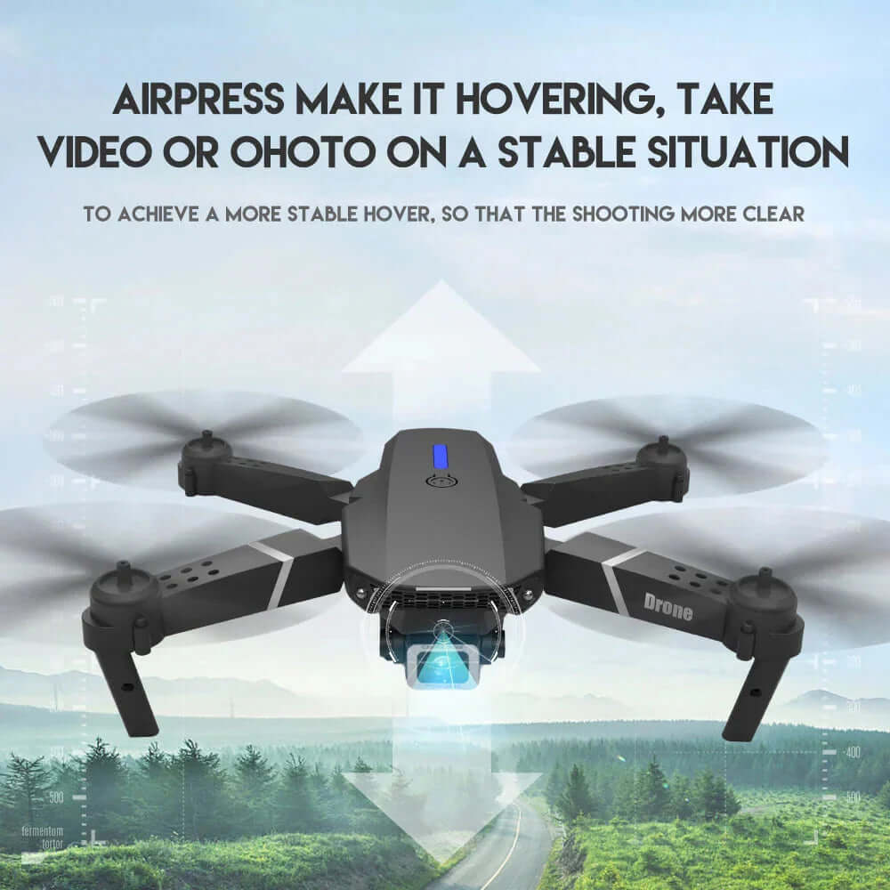  Future Tech E88 Pro Foldable Quadcopter Drone - WIFI, Altitude Hold
