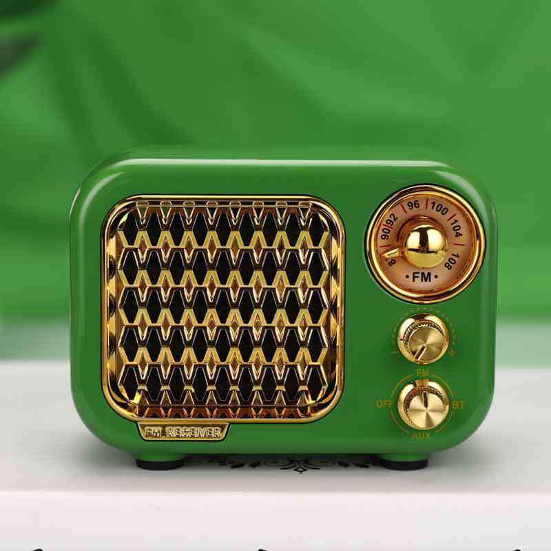 Future Tech Mini Retro Bluetooth Speaker Portable Card Small Speaker