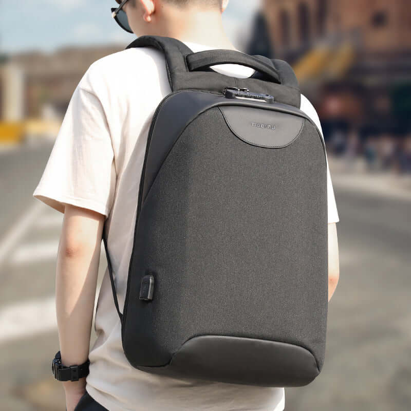 Future Tech Multifunctional Backpack Combination Lock Anti-theft Business