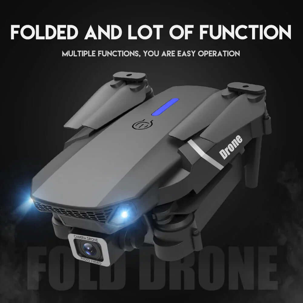  Future Tech E88 Pro Foldable Quadcopter Drone - WIFI, Altitude Hold