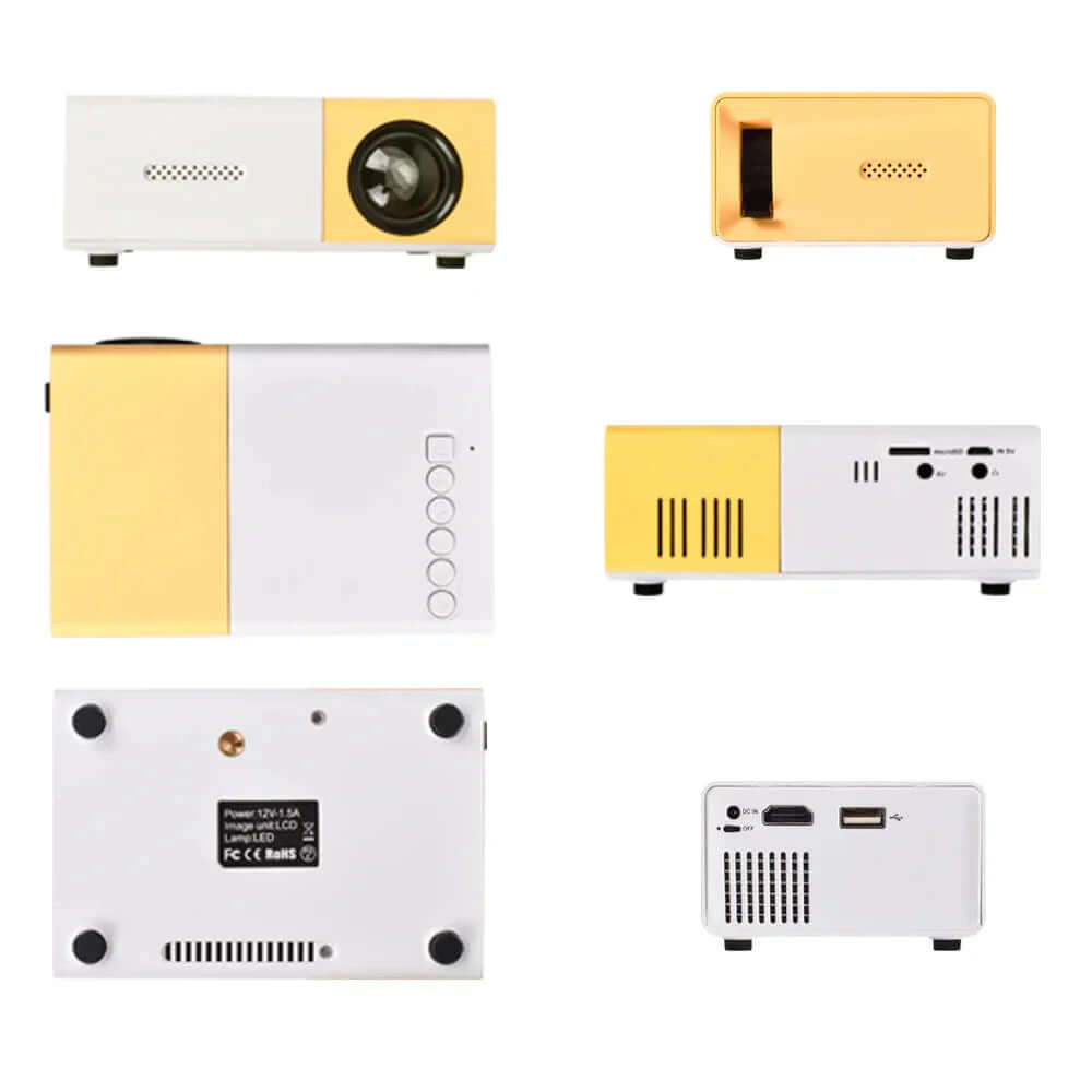 Future Tech Mini Projector – 1080P Full HD Support, 