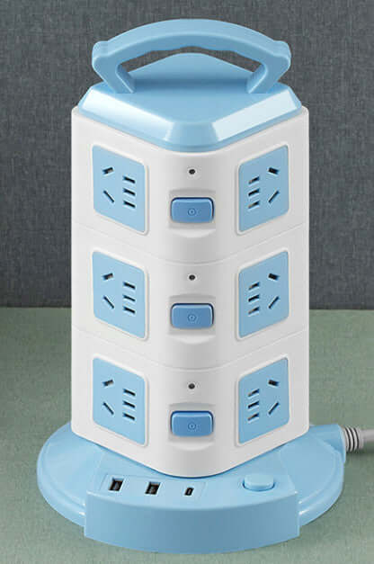 Future Tech 12-Way Tower Extension Lead with USB Ports